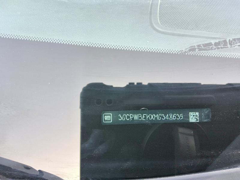 Продаж на аукціоні авто 2021 Chevrolet Silverado, vin: 3GCPWBEKXMG348635, номер лоту: 65867676