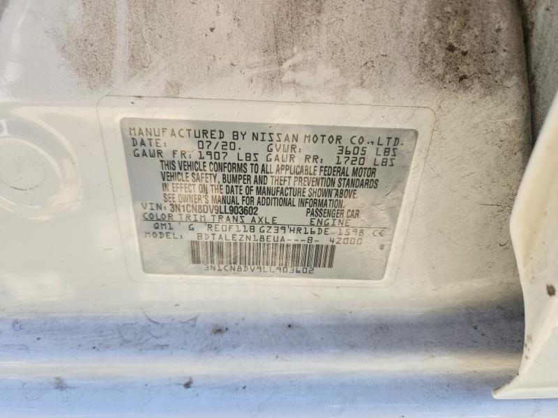 Продаж на аукціоні авто 2020 Nissan Versa, vin: 3N1CN8DV9LL903602, номер лоту: 66776446