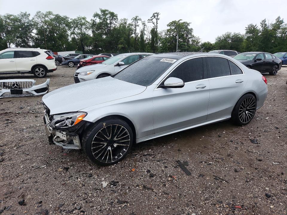 63944886 :رقم المزاد ، 55SWF4KB9FU060530 vin ، 2015 Mercedes-benz C مزاد بيع