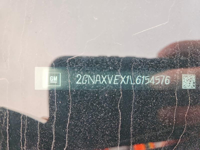 Продаж на аукціоні авто 2020 Chevrolet Equinox, vin: 2GNAXVEX1L6154576, номер лоту: 50718726