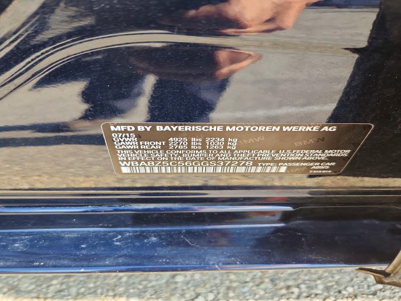 Продаж на аукціоні авто 2016 Bmw 328, vin: WBA8Z5C56GGS37278, номер лоту: 66357606