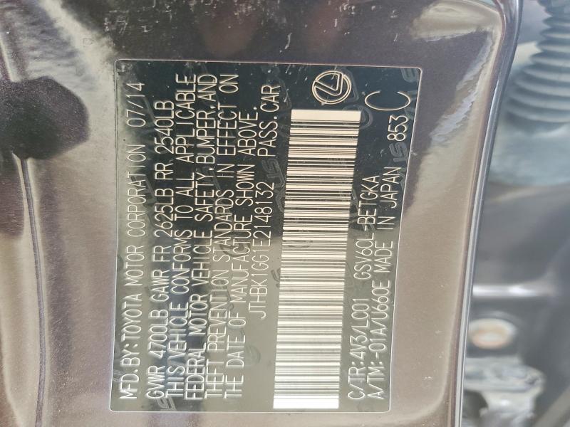 Продажа на аукционе авто 2014 Lexus Es, vin: JTHBK1GG1E2148132, номер лота: 63439136