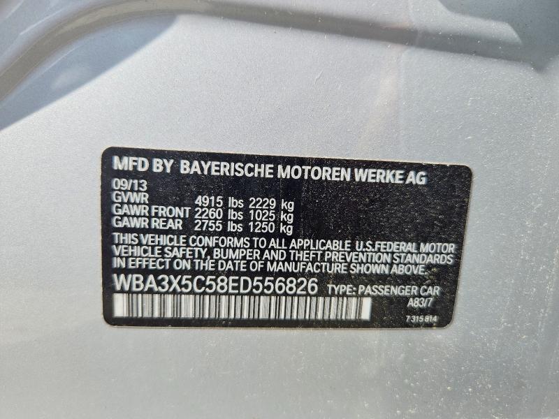 Продаж на аукціоні авто 2014 Bmw 328, vin: WBA3X5C58ED556826, номер лоту: 63912356