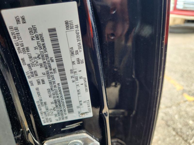 Aukcja sprzedaży 2016 Ford Escape, vin: 1FMCU0G72GUA90514, numer aukcji: 65485476