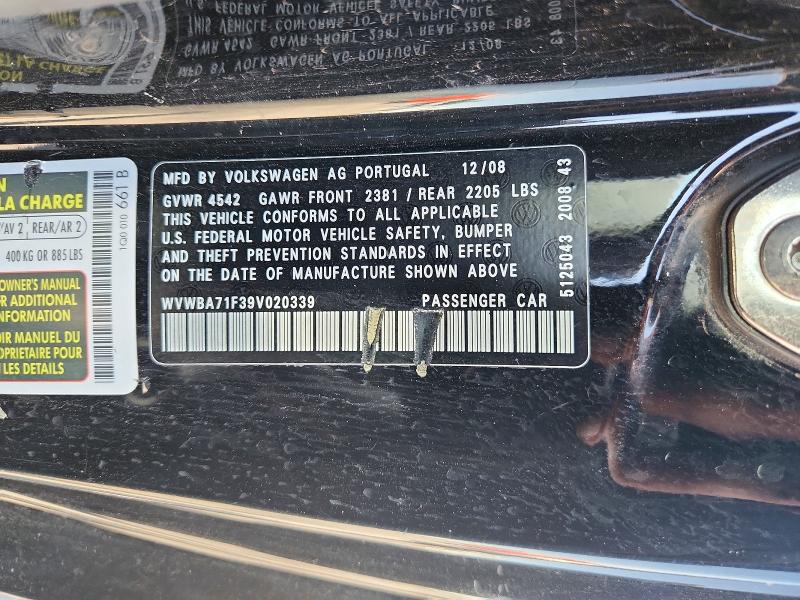 Продажа на аукционе авто 2009 Volkswagen Eos, vin: WVWBA71F39V020339, номер лота: 65960616