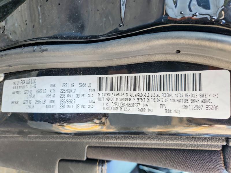 Продаж на аукціоні авто 2017 Jeep Cherokee, vin: 1C4PJLCB4HW591937, номер лоту: 66206536