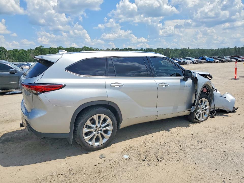 63995996 :رقم المزاد ، 5TDYARAH8MS505246 vin ، 2021 Toyota Highlander Hybrid مزاد بيع