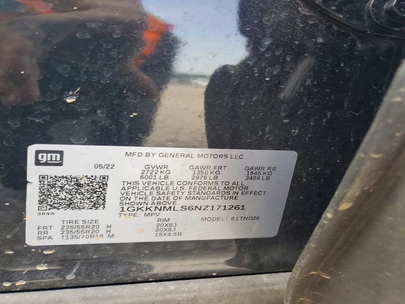 Продажа на аукционе авто 2022 Gmc Acadia, vin: 1GKKNMLS6NZ171261, номер лота: 66236636