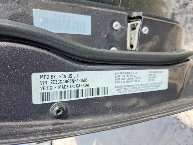 Aukcja sprzedaży 2022 Chrysler 300, vin: 2C3CCABG5NH158605, numer aukcji: 65542176