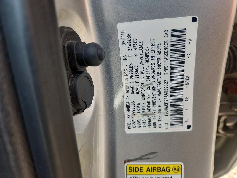 Aukcja sprzedaży 2010 Acura Tl, vin: 19UUA8F24AA022327, numer aukcji: 65274576