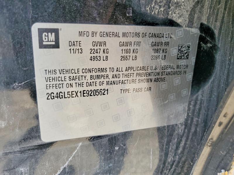 Aukcja sprzedaży 2014 Buick Regal, vin: 2G4GL5EX1E9205621, numer aukcji: 65630966