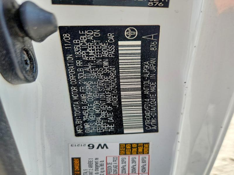 Продажа на аукционе авто 2009 Scion Tc, vin: JTKDE167390298241, номер лота: 63768546