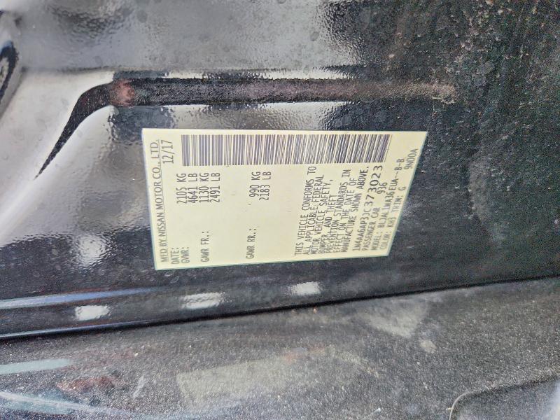 65166896 :رقم المزاد ، 1N4AA6AP3JC373023 vin ، 2018 Nissan Maxima مزاد بيع
