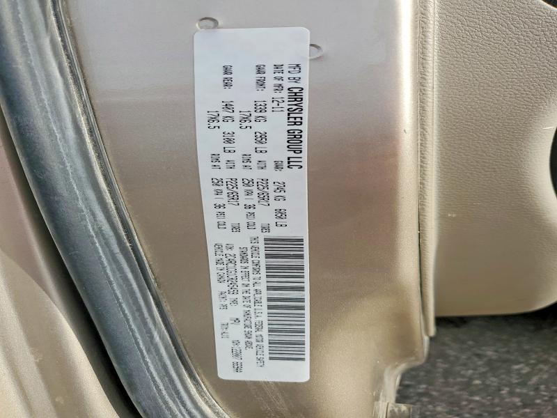 Продаж на аукціоні авто 2012 Chrysler Town & Country, vin: 2C4RC1CG1CR245459, номер лоту: 66651406