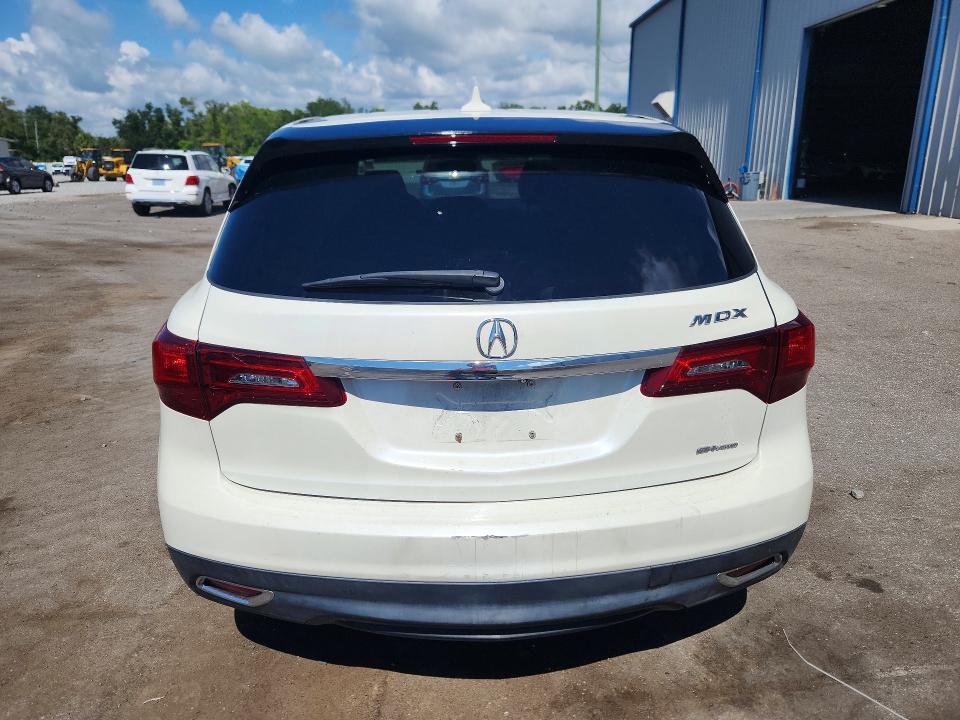 66453706 :رقم المزاد ، 5FRYD4H49FB010279 vin ، 2015 Acura Mdx مزاد بيع