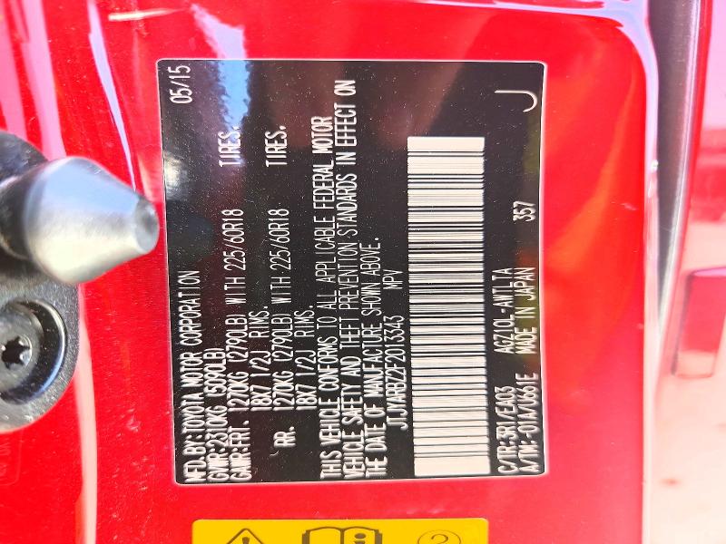 Aukcja sprzedaży 2015 Lexus Nx, vin: JTJYARBZ2F2013343, numer aukcji: 65221786