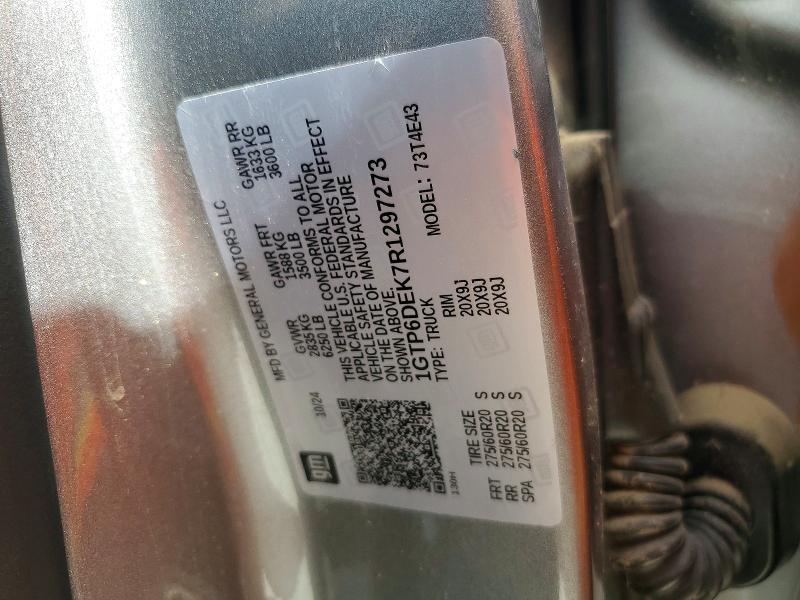 2024 Gmc Canyon მანქანა იყიდება აუქციონზე, vin: 1GTP6DEK7R1297273, აუქციონის ნომერი: 64237356