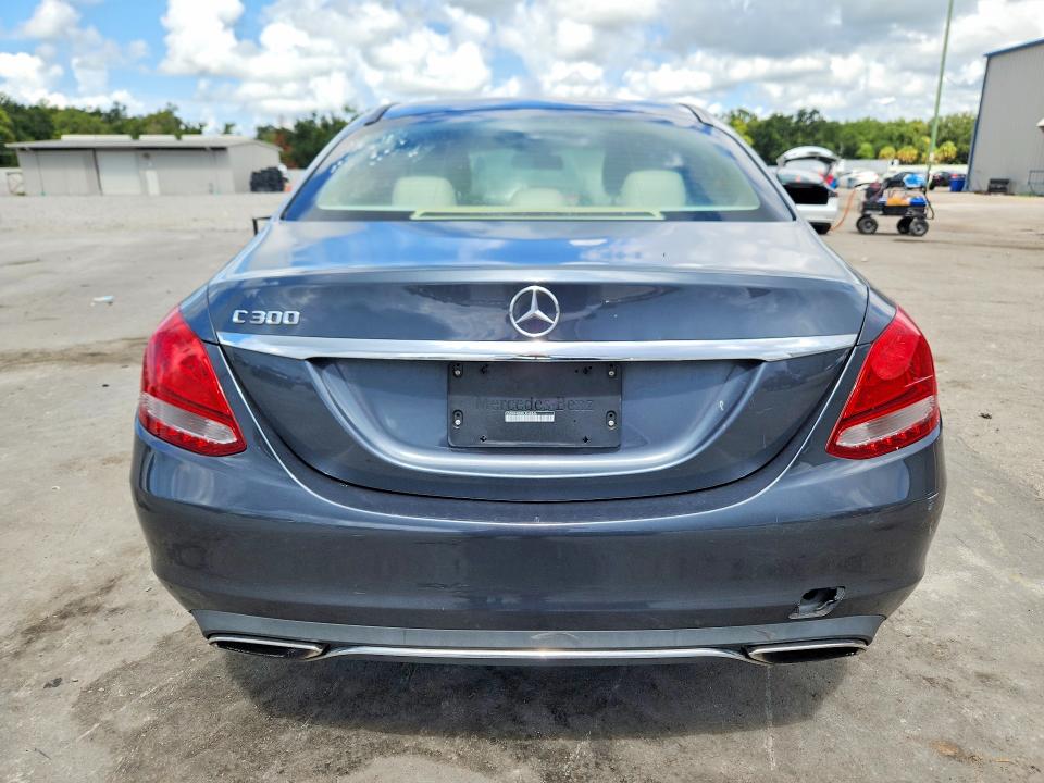 64301176 :رقم المزاد ، 55SWF4JB9FU048346 vin ، 2015 Mercedes-benz C مزاد بيع