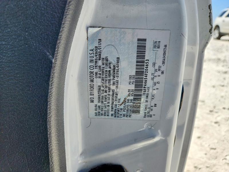 65416746 :رقم المزاد ، 1FAFP44654F204653 vin ، 2004 Ford Mustang مزاد بيع