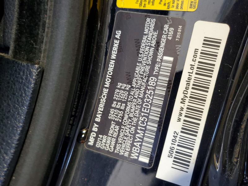 2014 Bmw 650 მანქანა იყიდება აუქციონზე, vin: WBAYM1C51ED325189, აუქციონის ნომერი: 60846256