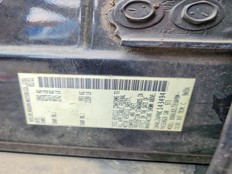 Aukcja sprzedaży 2011 Nissan Altima, vin: 1N4AL2AP4BC143494, numer aukcji: 65662736