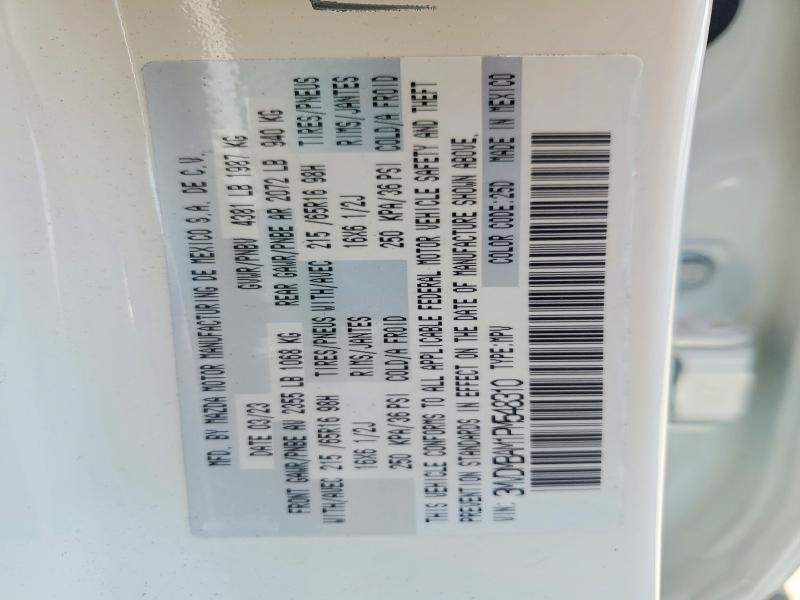 64102586 :رقم المزاد ، 3MVDMBAM1PM548310 vin ، 2023 Mazda Cx-30 مزاد بيع