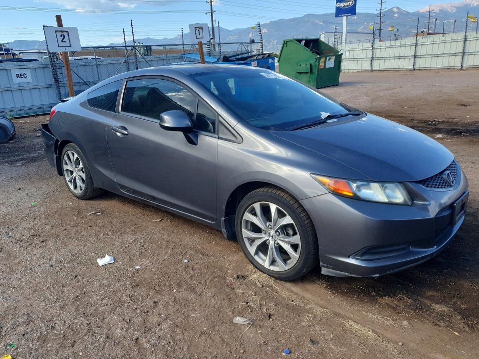 66125156 :رقم المزاد ، 2HGFG3B57CH547185 vin ، 2012 Honda Civic مزاد بيع