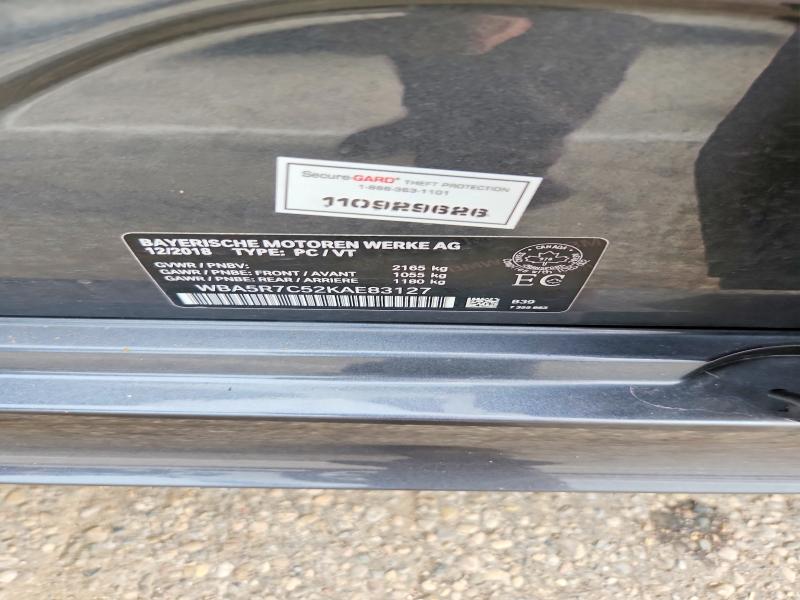 Aukcja sprzedaży 2019 Bmw 330xi, vin: WBA5R7C52KAE83127, numer aukcji: 66425796