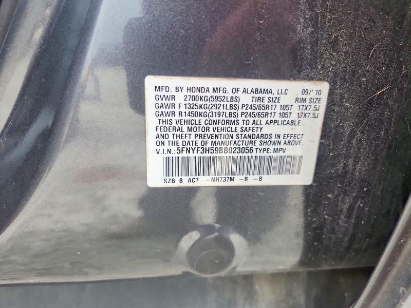 Продаж на аукціоні авто 2011 Honda Pilot, vin: 5FNYF3H59BB023056, номер лоту: 63644256