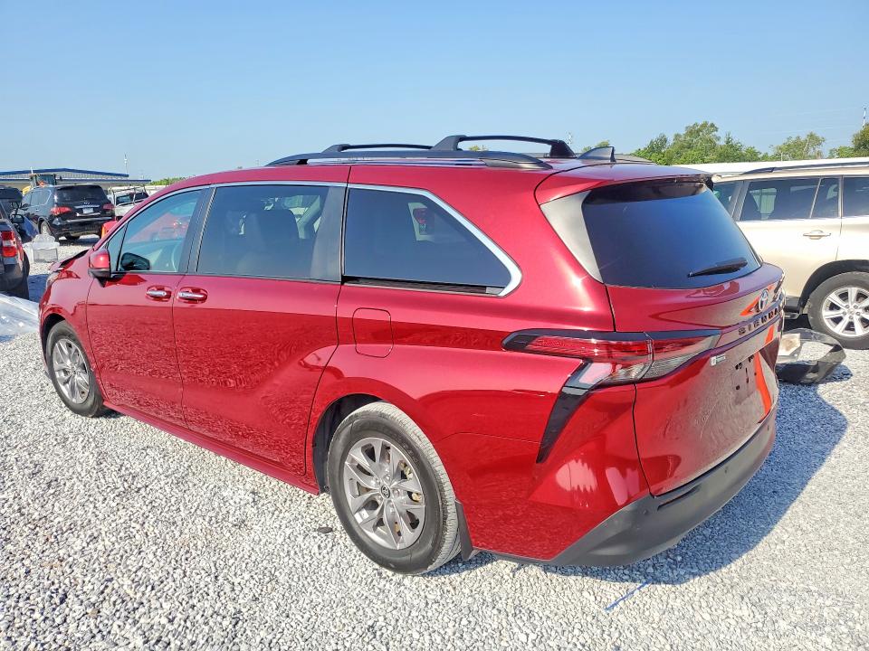 63671116 :رقم المزاد ، 5TDYRKEC5NS077782 vin ، 2022 Toyota Sienna مزاد بيع