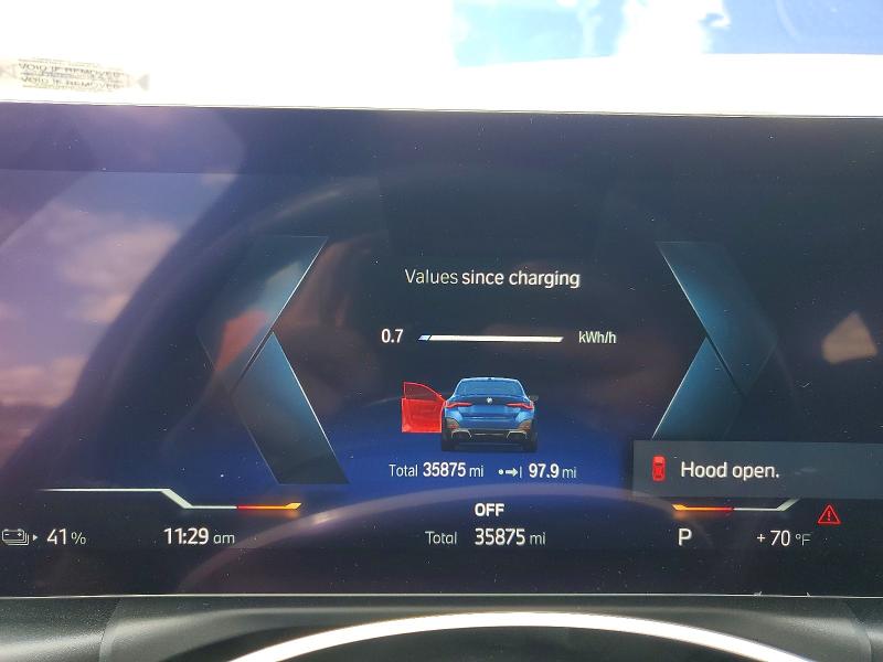 2023 Bmw I4 მანქანა იყიდება აუქციონზე, vin: WBY33AW03PFN82845, აუქციონის ნომერი: 62502276