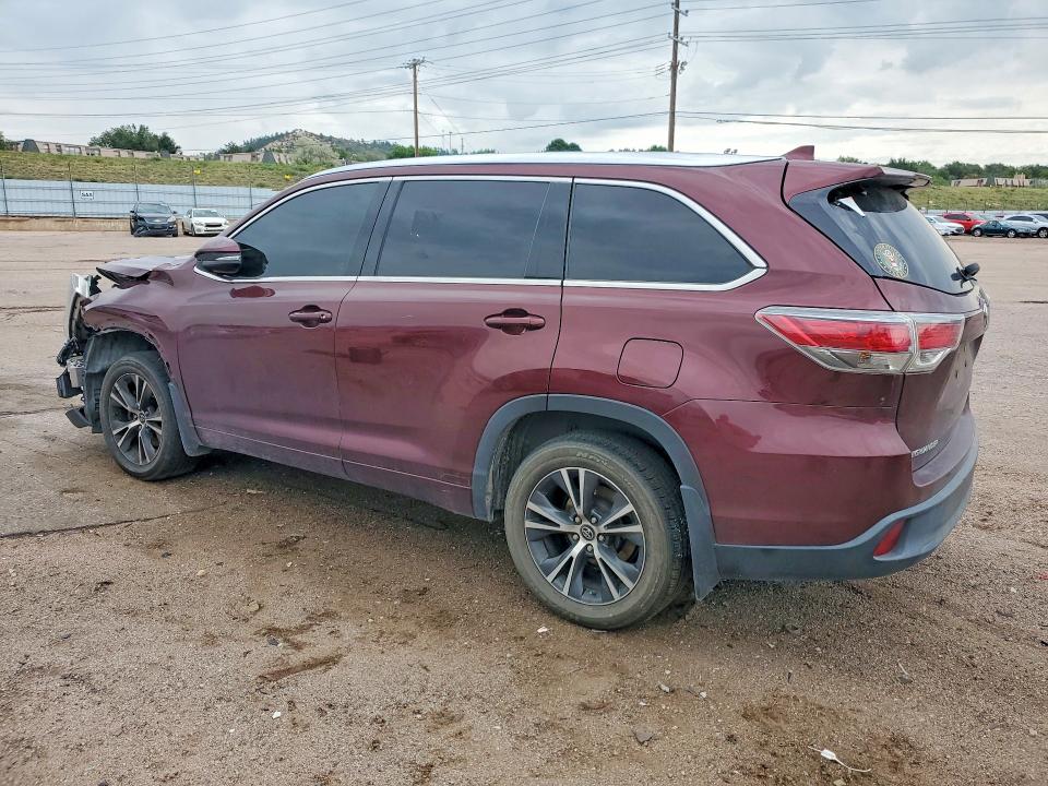 65200466 :رقم المزاد ، 5TDJKRFH5GS299721 vin ، 2016 Toyota Highlander مزاد بيع
