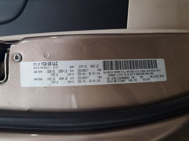 Aukcja sprzedaży 2017 Chrysler Pacifica, vin: 2C4RC1DG2HR689021, numer aukcji: 66994806