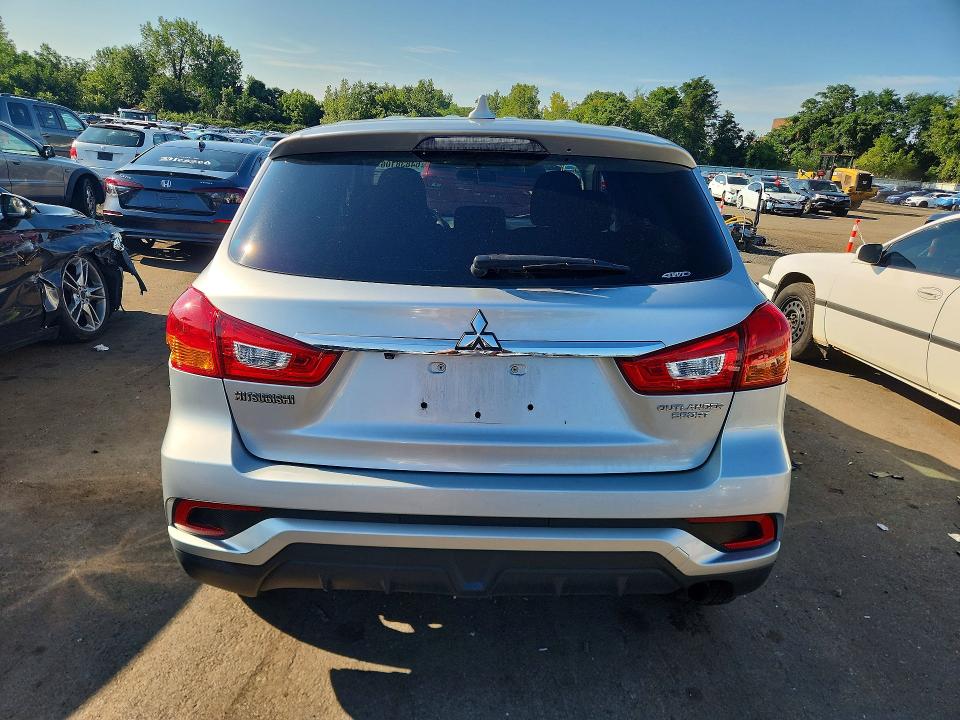 2018 Mitsubishi Outlander Sport მანქანა იყიდება აუქციონზე, vin: JA4AR3AU9JZ013043, აუქციონის ნომერი: 64838106
