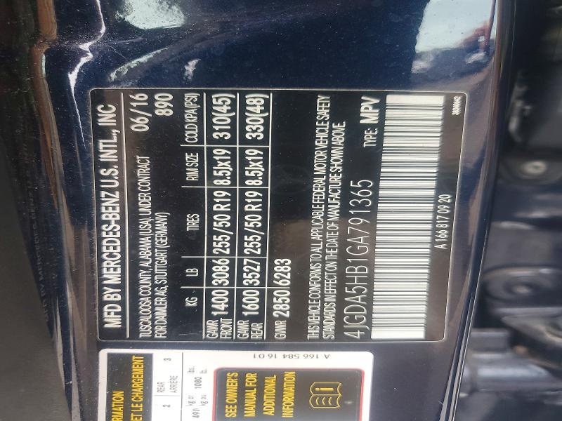 Продаж на аукціоні авто 2016 Mercedes-benz Gle, vin: 4JGDA5HB1GA791365, номер лоту: 66340506