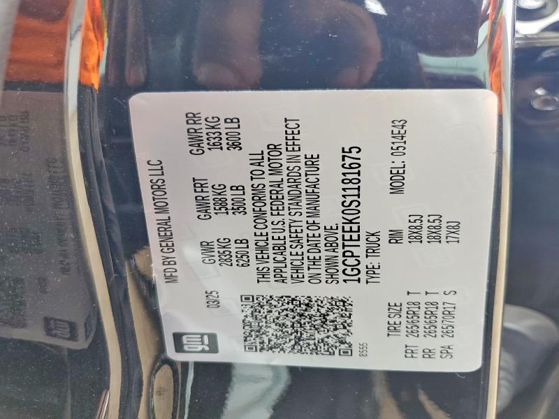 Продаж на аукціоні авто 2025 Chevrolet Colorado, vin: 1GCPTEEK0S1181675, номер лоту: 64475336