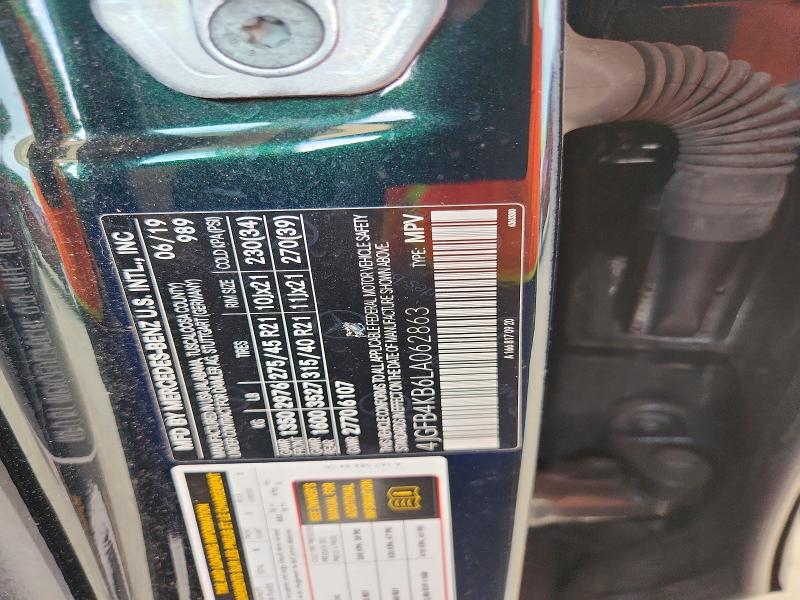 66713376 :رقم المزاد ، 4JGFB4KB6LA062863 vin ، 2020 Mercedes-benz Gle مزاد بيع