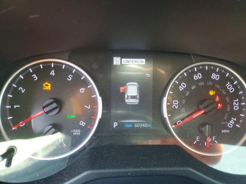58497476 :رقم المزاد ، 2T3P1RFV8NC282279 vin ، 2022 Toyota Rav4 مزاد بيع