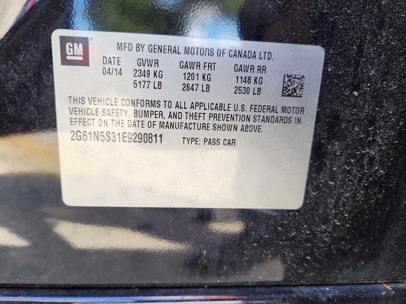 Aukcja sprzedaży 2014 Cadillac Xts, vin: 2G61N5S31E9290811, numer aukcji: 64319616