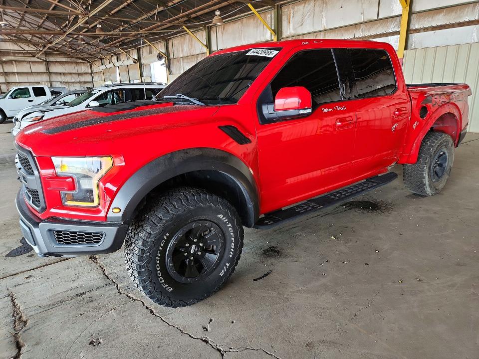 64428986 :رقم المزاد ، 1FTFW1RG9JFE70881 vin ، 2018 Ford F150 مزاد بيع