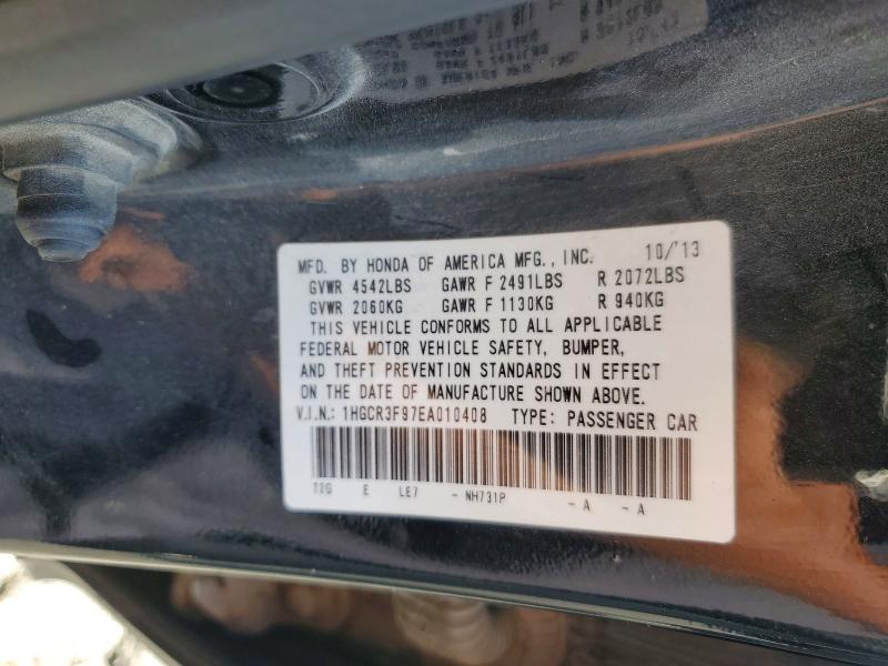 Продаж на аукціоні авто 2014 Honda Accord, vin: 1HGCR3F97EA010408, номер лоту: 63765566