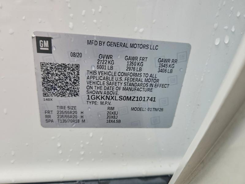 Продаж на аукціоні авто 2021 Gmc Acadia, vin: 1GKKNXLS0MZ101741, номер лоту: 63104026