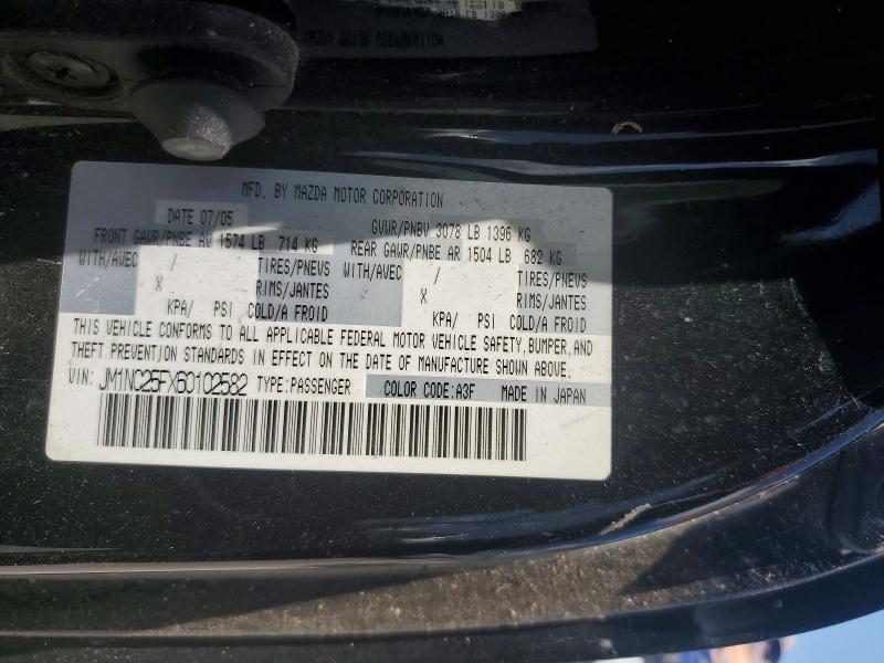 Aukcja sprzedaży 2006 Mazda Mx-5 Miata, vin: JM1NC25FX60102582, numer aukcji: 64326966