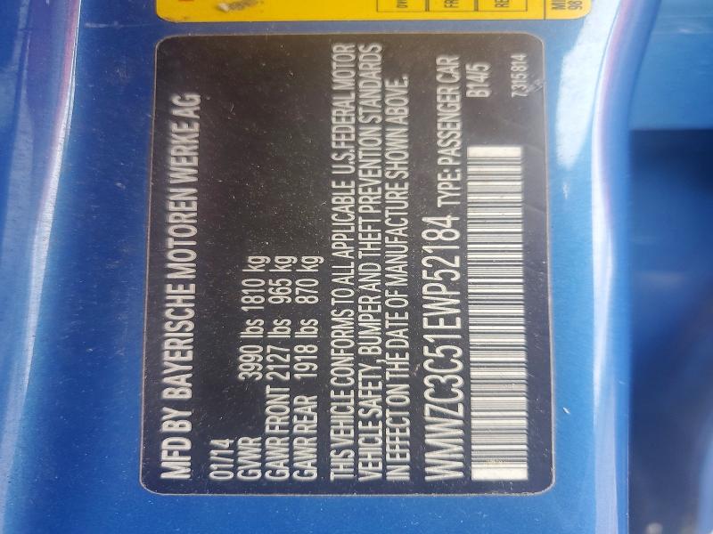 Продажа на аукционе авто 2014 Mini Cooper, vin: WMWZC3C51EWP52184, номер лота: 61898316