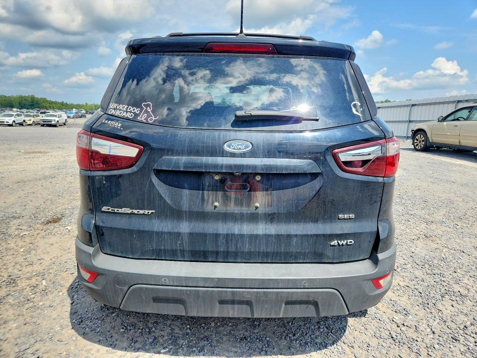 67206446 :رقم المزاد ، MAJ6P1CL7JC222199 vin ، 2018 Ford Ecosport مزاد بيع