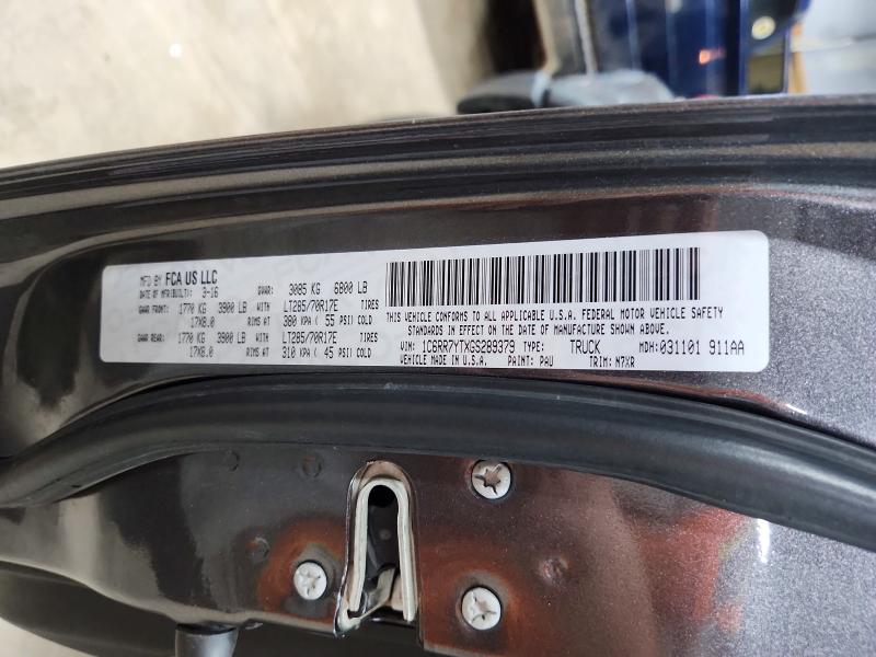 2016 Ram 1500 მანქანა იყიდება აუქციონზე, vin: 1C6RR7YTXGS289379, აუქციონის ნომერი: 65219526