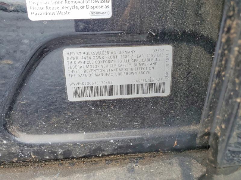 Aukcja sprzedaży 2007 Volkswagen Passat, vin: WVWHK73C57E170458, numer aukcji: 65221326