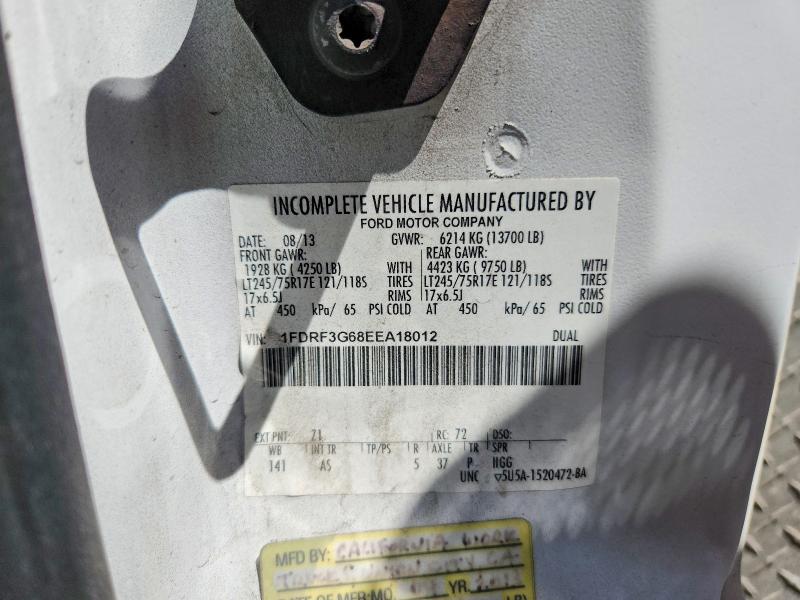 Продажа на аукционе авто 2014 Ford F350, vin: 1FDRF3G68EEA18012, номер лота: 64856626