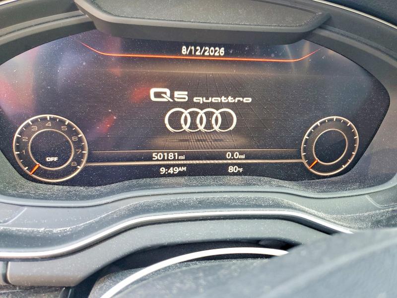 Продажа на аукционе авто 2018 Audi Q5, vin: WA1BNAFY1J2077022, номер лота: 64897486