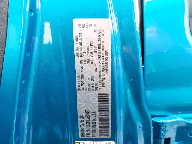 Aukcja sprzedaży 2020 Jeep Wrangler Unlimited, vin: 1C4HJXDN3LW330487, numer aukcji: 63216746